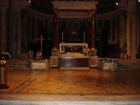 Basilica di S. Pancrazio in Roma oggi